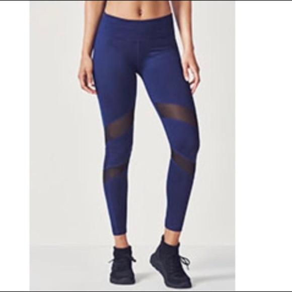 fabletics black mesh leggings